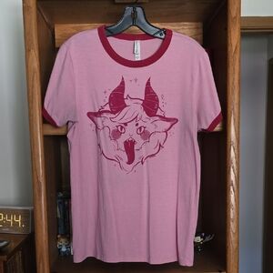 Sudibear Krampus Pink and Red T-Shirt
